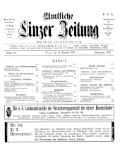 Amtliche Linzer Zeitung 19370813 Seite: 1