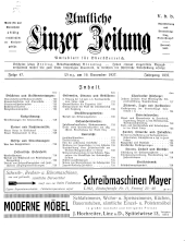 Amtliche Linzer Zeitung 19371119 Seite: 1