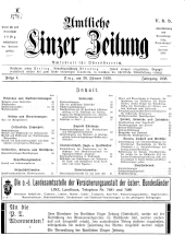 Amtliche Linzer Zeitung 19380128 Seite: 1