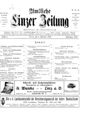 Amtliche Linzer Zeitung 19380204 Seite: 1