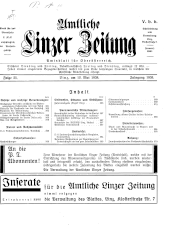 Amtliche Linzer Zeitung 19380510 Seite: 1