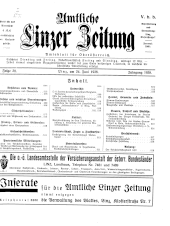 Amtliche Linzer Zeitung 19380624 Seite: 1