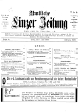 Amtliche Linzer Zeitung 19380701 Seite: 1