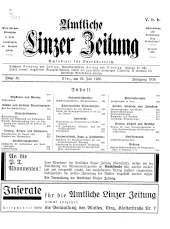 Amtliche Linzer Zeitung 19380729 Seite: 1