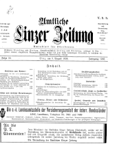 Amtliche Linzer Zeitung 19380805 Seite: 1