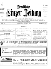 Amtliche Linzer Zeitung 19380902 Seite: 1