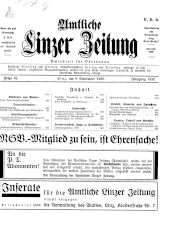 Amtliche Linzer Zeitung 19380906 Seite: 1