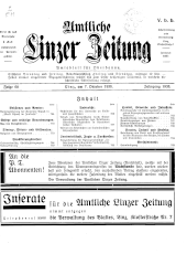 Amtliche Linzer Zeitung 19381007 Seite: 1