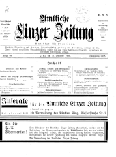 Amtliche Linzer Zeitung 19381011 Seite: 1