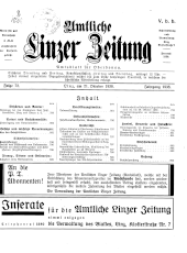 Amtliche Linzer Zeitung 19381021 Seite: 1