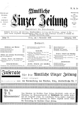 Amtliche Linzer Zeitung 19381101 Seite: 1