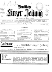 Amtliche Linzer Zeitung 19381230 Seite: 1