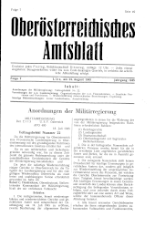 Amtliche Linzer Zeitung 19450824 Seite: 1