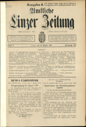 Amtliche Linzer Zeitung 19470110 Seite: 1