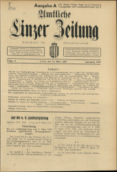 Amtliche Linzer Zeitung 19470314 Seite: 1