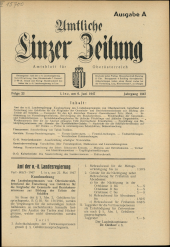 Amtliche Linzer Zeitung 19470606 Seite: 1