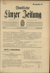 Amtliche Linzer Zeitung 19470704 Seite: 1