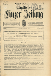 Amtliche Linzer Zeitung 19480102 Seite: 1