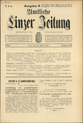 Amtliche Linzer Zeitung 19480116 Seite: 1