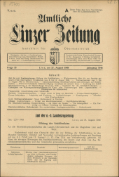 Amtliche Linzer Zeitung 19480827 Seite: 1