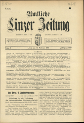 Amtliche Linzer Zeitung 19490211 Seite: 1