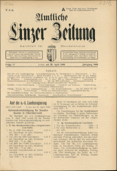 Amtliche Linzer Zeitung 19490429 Seite: 1