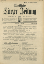 Amtliche Linzer Zeitung 19490701 Seite: 1