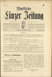 Amtliche Linzer Zeitung 19490909 Seite: 1