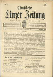 Amtliche Linzer Zeitung 19490923 Seite: 1