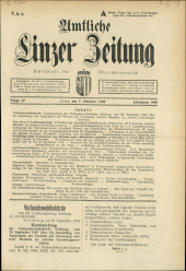 Amtliche Linzer Zeitung 19491007 Seite: 1