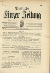 Amtliche Linzer Zeitung 19491104 Seite: 1