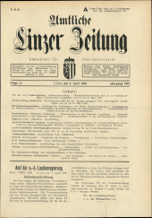 Amtliche Linzer Zeitung 19510406 Seite: 1