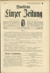 Amtliche Linzer Zeitung 19510817 Seite: 1