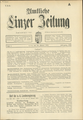 Amtliche Linzer Zeitung 19520125 Seite: 1