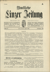 Amtliche Linzer Zeitung 19520418 Seite: 1