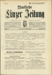 Amtliche Linzer Zeitung 19520808 Seite: 1