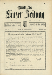 Amtliche Linzer Zeitung 19521010 Seite: 1