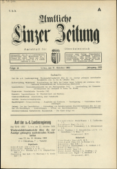 Amtliche Linzer Zeitung 19521031 Seite: 1