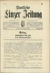 Amtliche Linzer Zeitung 19521205 Seite: 1