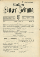 Amtliche Linzer Zeitung 19530206 Seite: 1