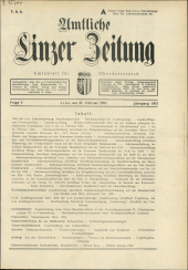 Amtliche Linzer Zeitung 19530227 Seite: 1