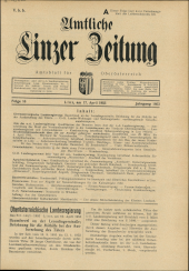 Amtliche Linzer Zeitung 19530417 Seite: 1