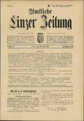 Amtliche Linzer Zeitung 19530529 Seite: 1