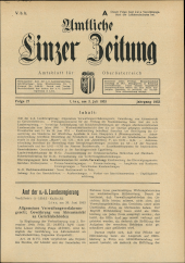 Amtliche Linzer Zeitung 19530703 Seite: 1