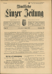 Amtliche Linzer Zeitung 19530807 Seite: 1