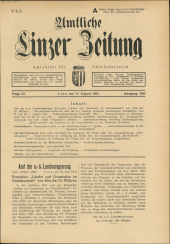 Amtliche Linzer Zeitung 19530814 Seite: 1