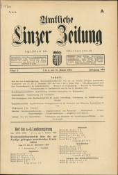 Amtliche Linzer Zeitung 19540115 Seite: 1