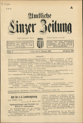 Amtliche Linzer Zeitung 19540205 Seite: 1