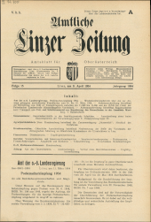 Amtliche Linzer Zeitung 19540409 Seite: 1