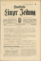 Amtliche Linzer Zeitung 19540423 Seite: 1